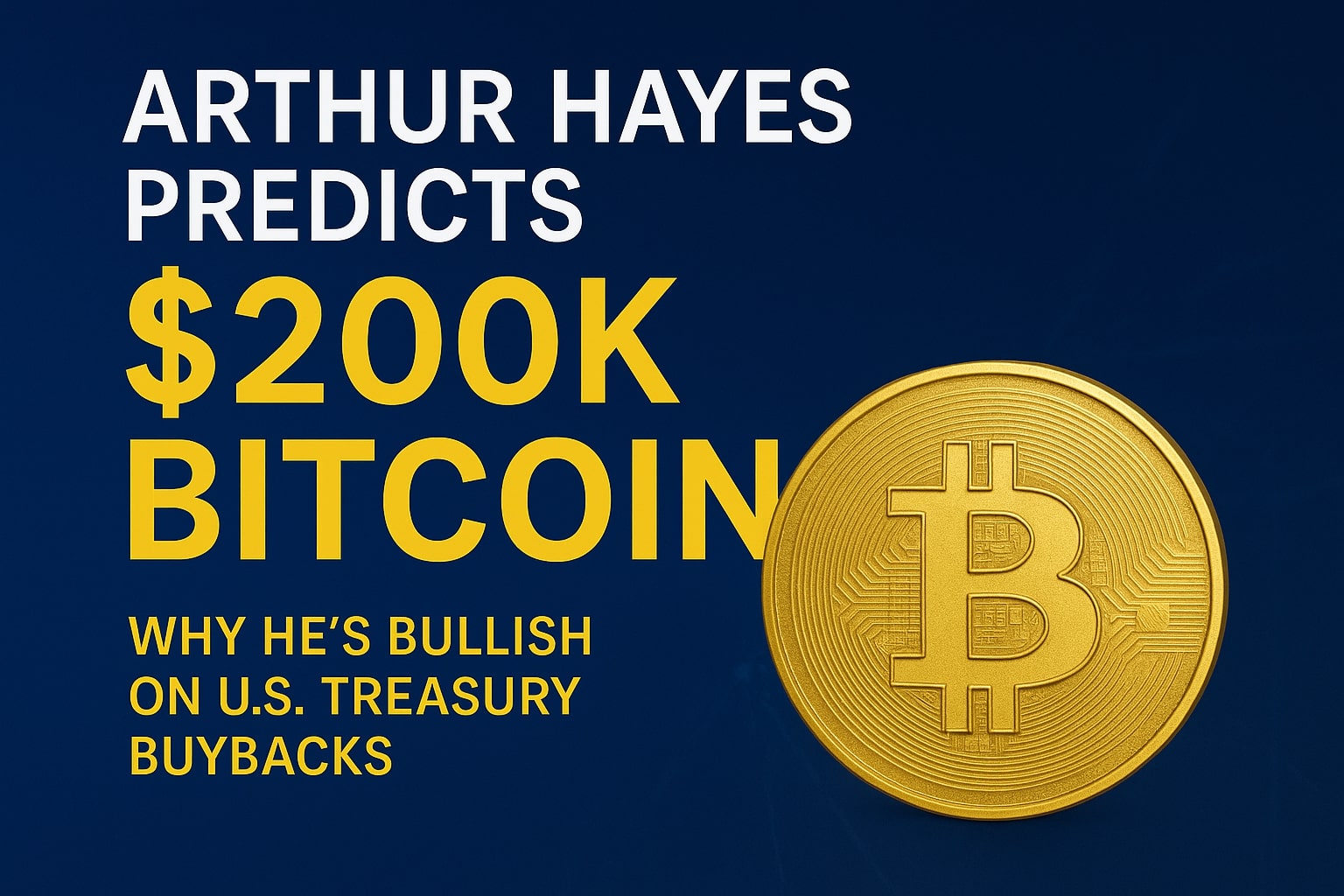 Arthur Hayes’ten 200.000 Dolarlık Bitcoin Tahmini